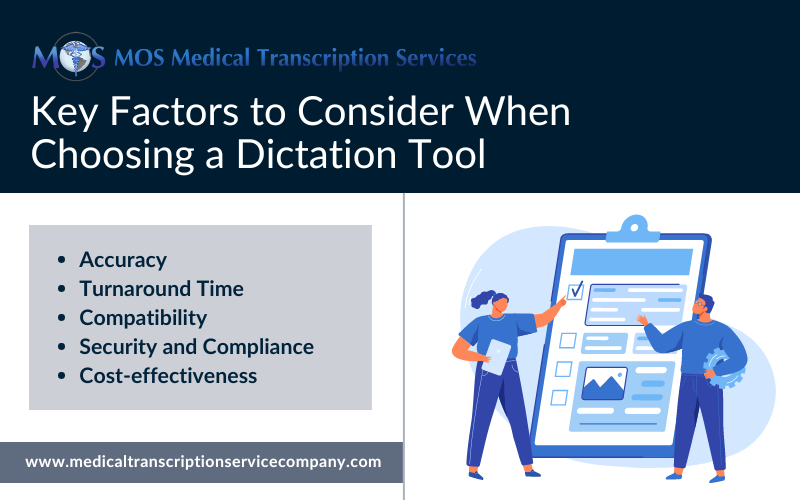 Key Factors to Consider When Choosing a Dictation Tool