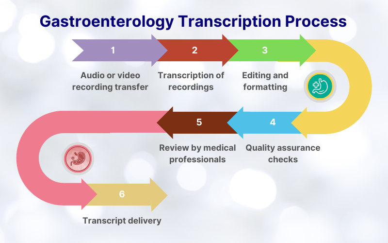 Gastroenterology Transcription Process 