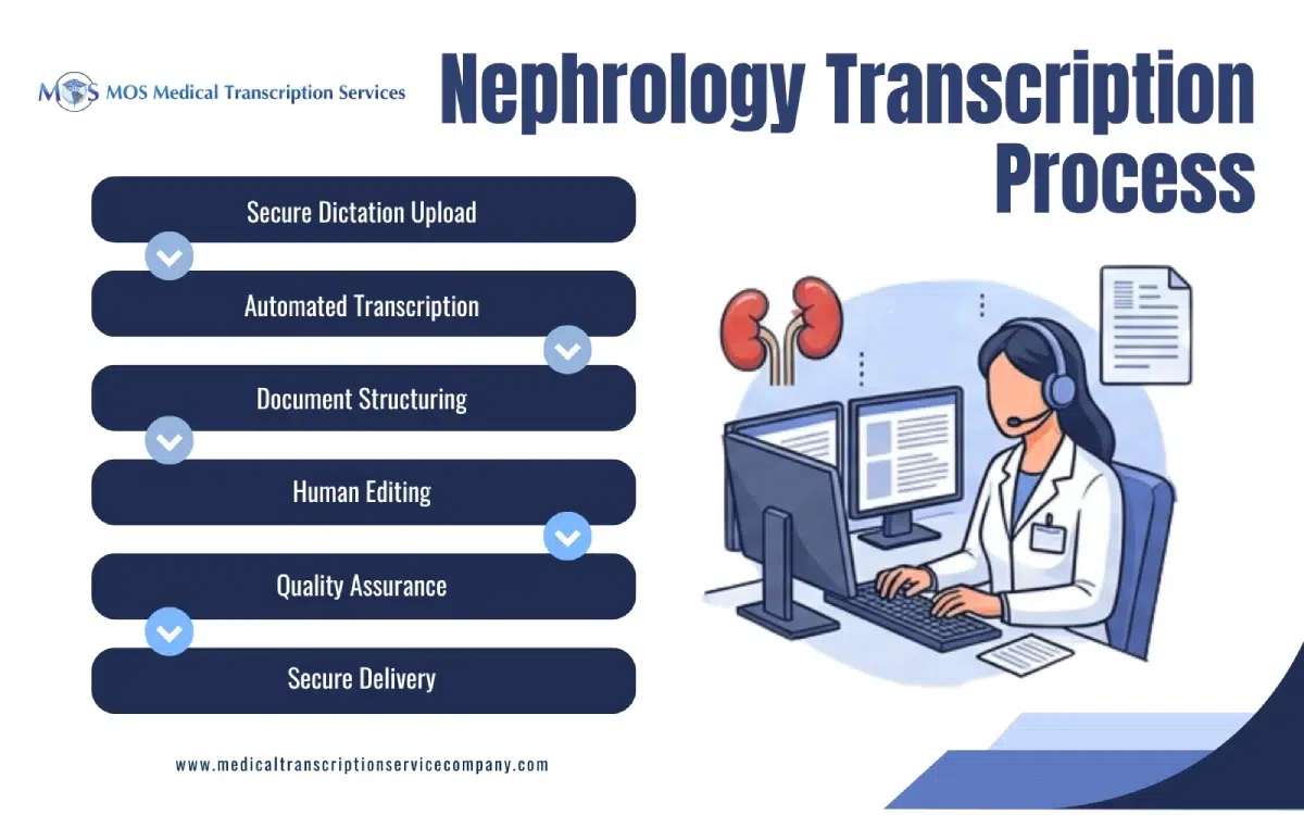 Our Seamless Nephrology Transcription Process
