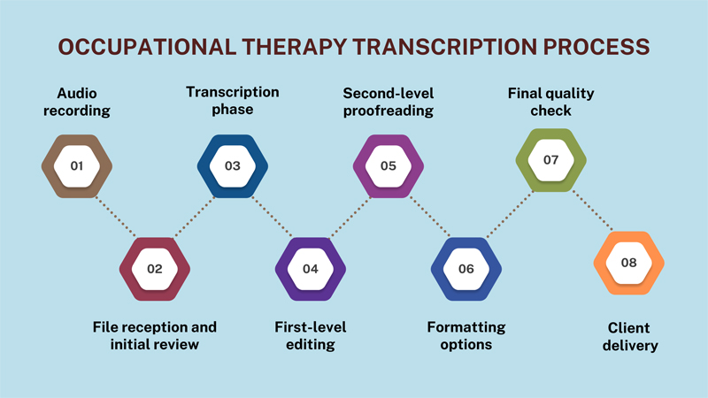 Our Occupational Therapy Transcription Process