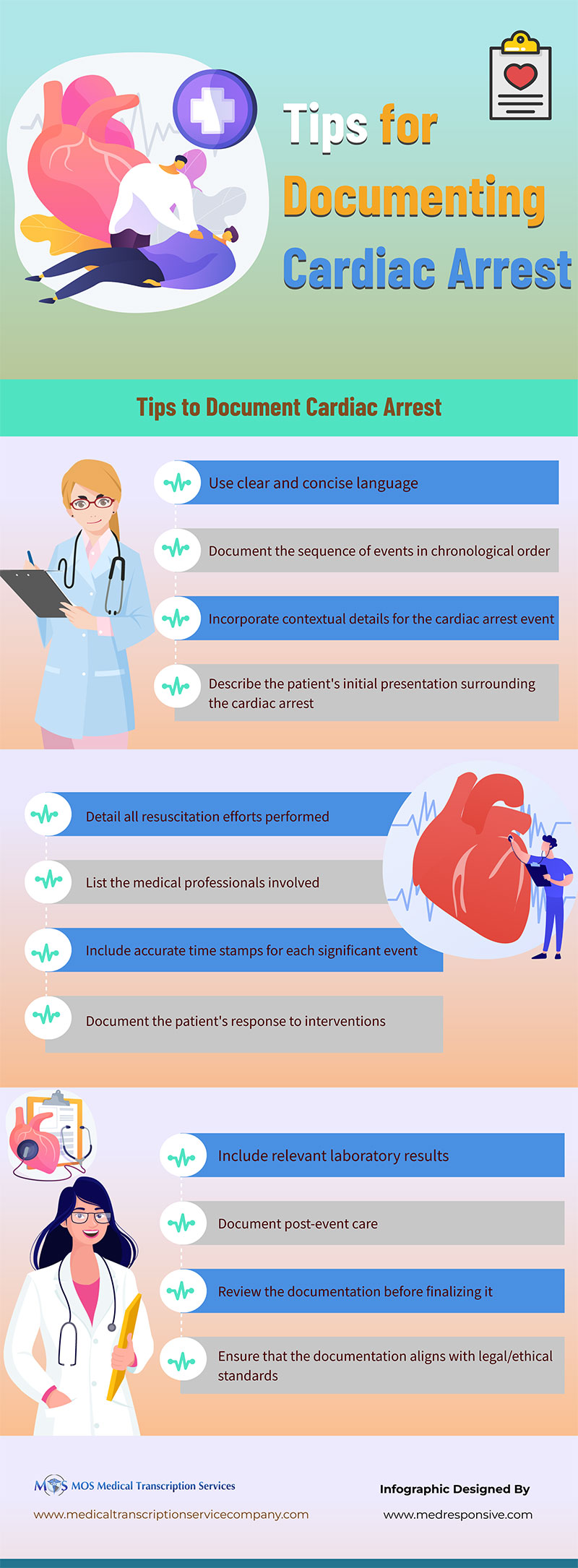 Tips for Documenting Cardiac Arrest