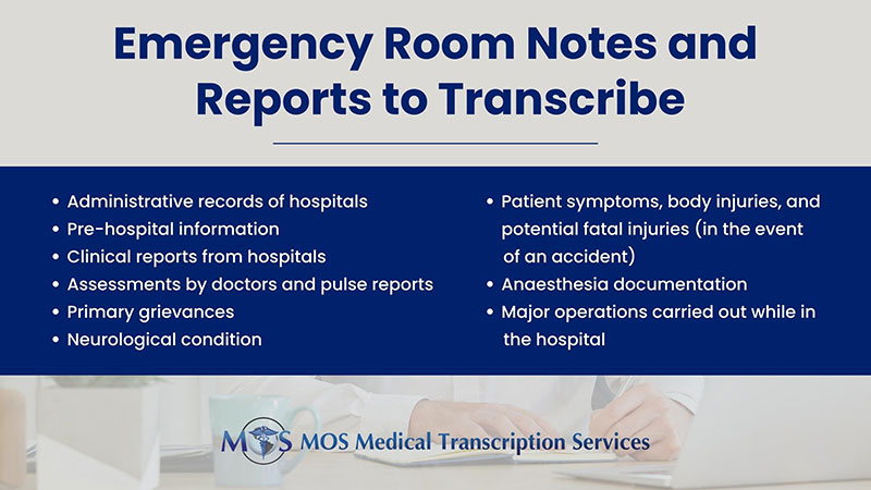 Emergency Room Notes