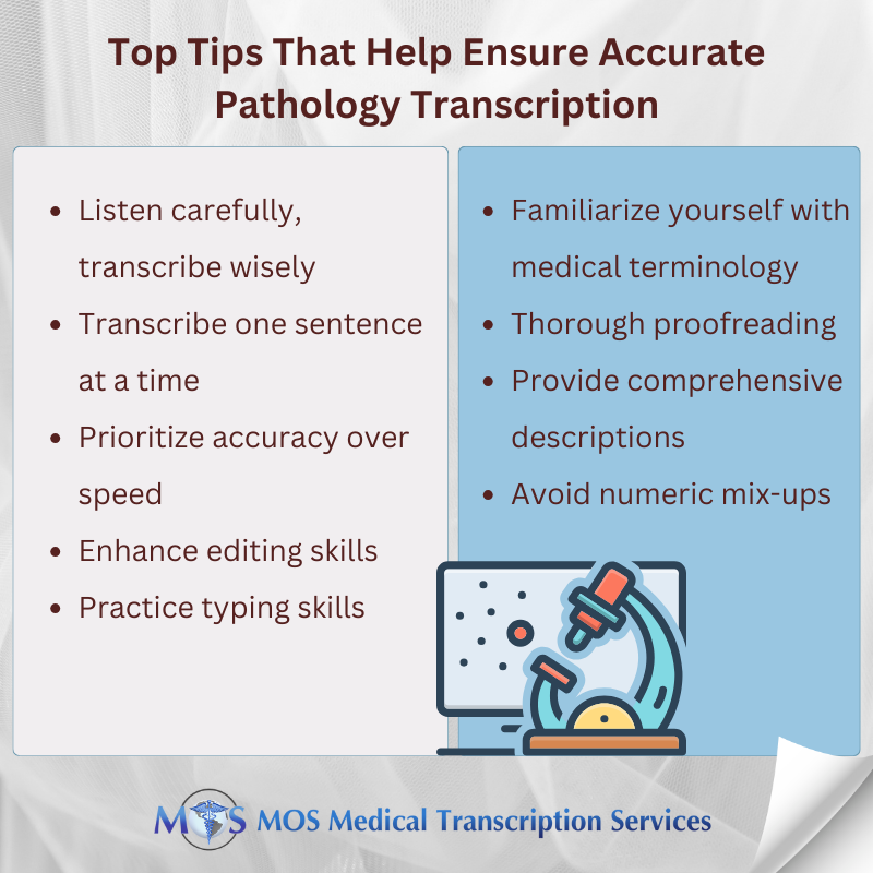 Top Tips That Help Ensure Accurate Pathology Transcription